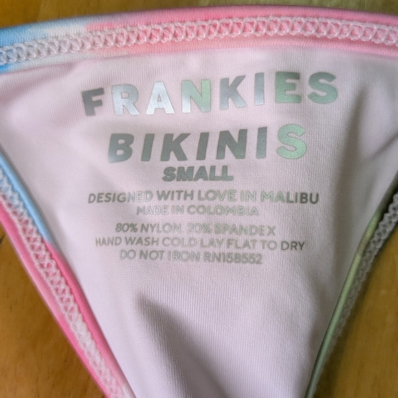 Frankie's Bikini Thong Bottom NWOT Harmony Thong Bikini Bottom Size Small - Picture 6 of 8